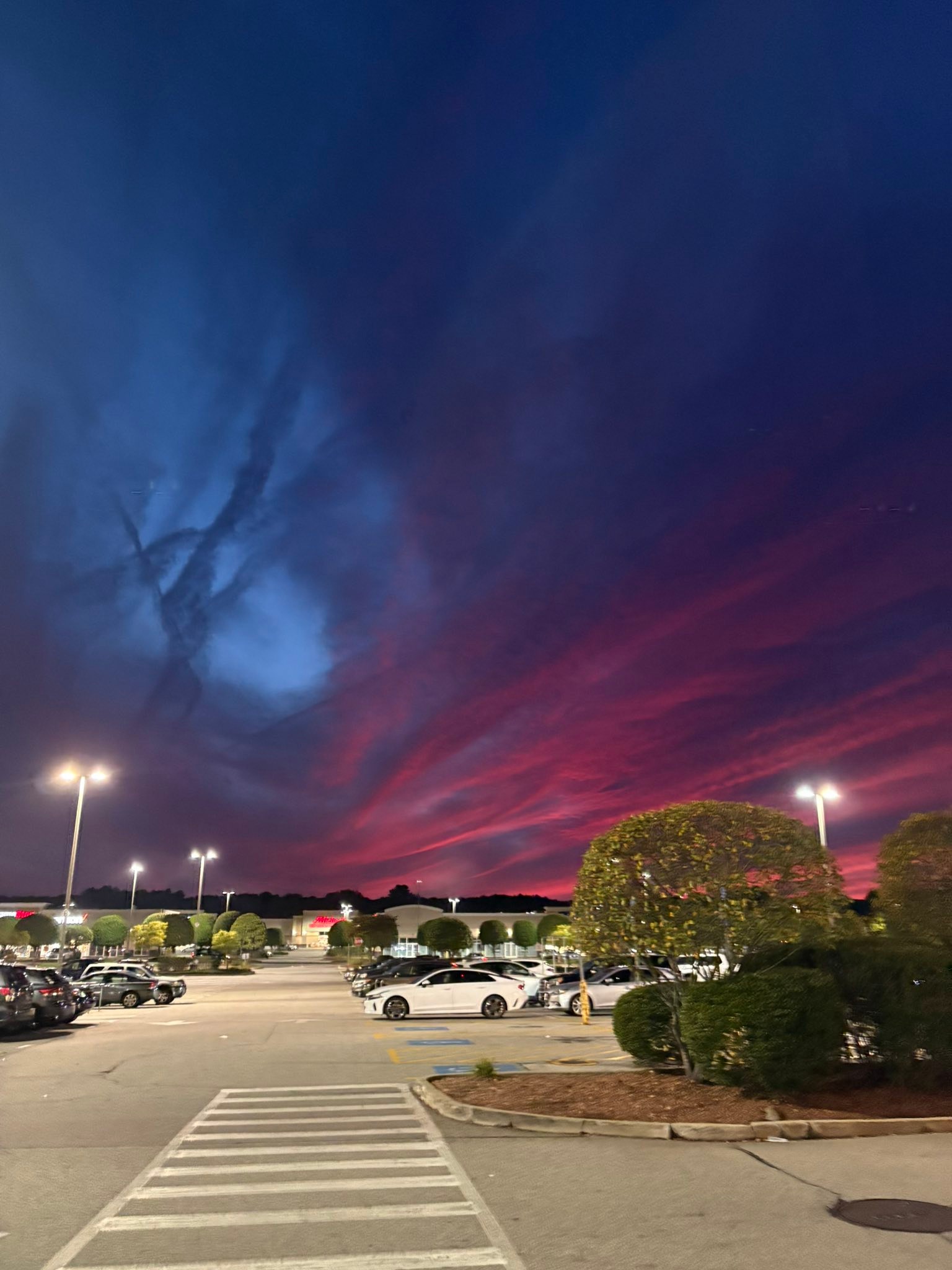 Just now, night sky from Killingly Commons! | Facebook