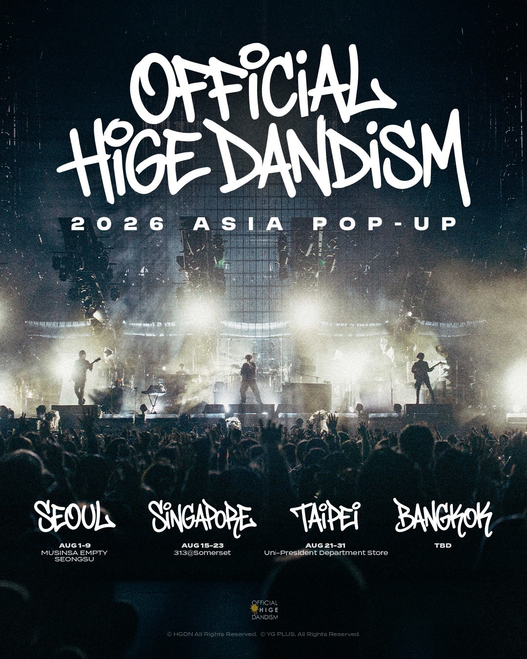 official髭男dism asia tour 2026 降りたみ傘 ━━━━━━━━━━━━━━━━ OFFICIAL HIGE DANDISM ASIA TOUR