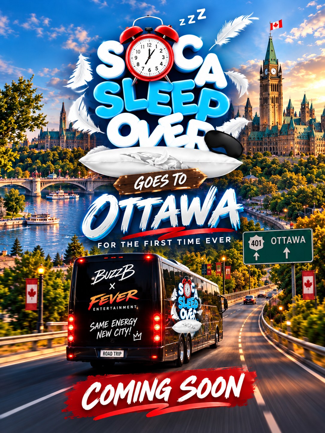 Soca Sleep Over - OTTAWA