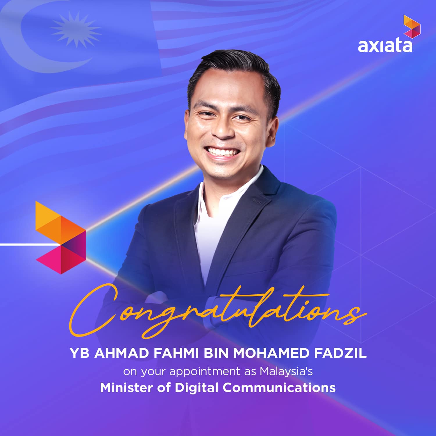 Axiata - Congratulations to YB Ahmad Fahmi Bin Mohamed... | Facebook