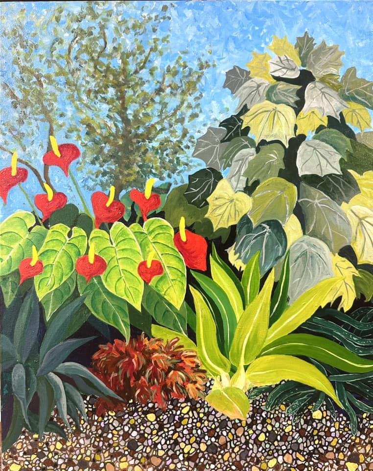 Ken's garden is never just a garden - it's an explosion of joy and