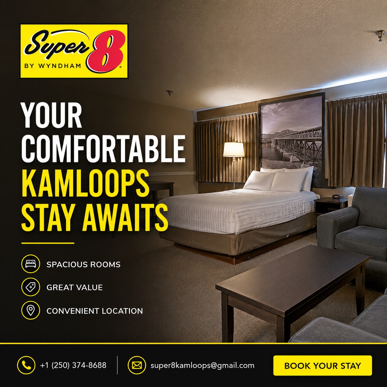 Super 8 by Wyndham Kamloops On The Hill | Kamloops BC