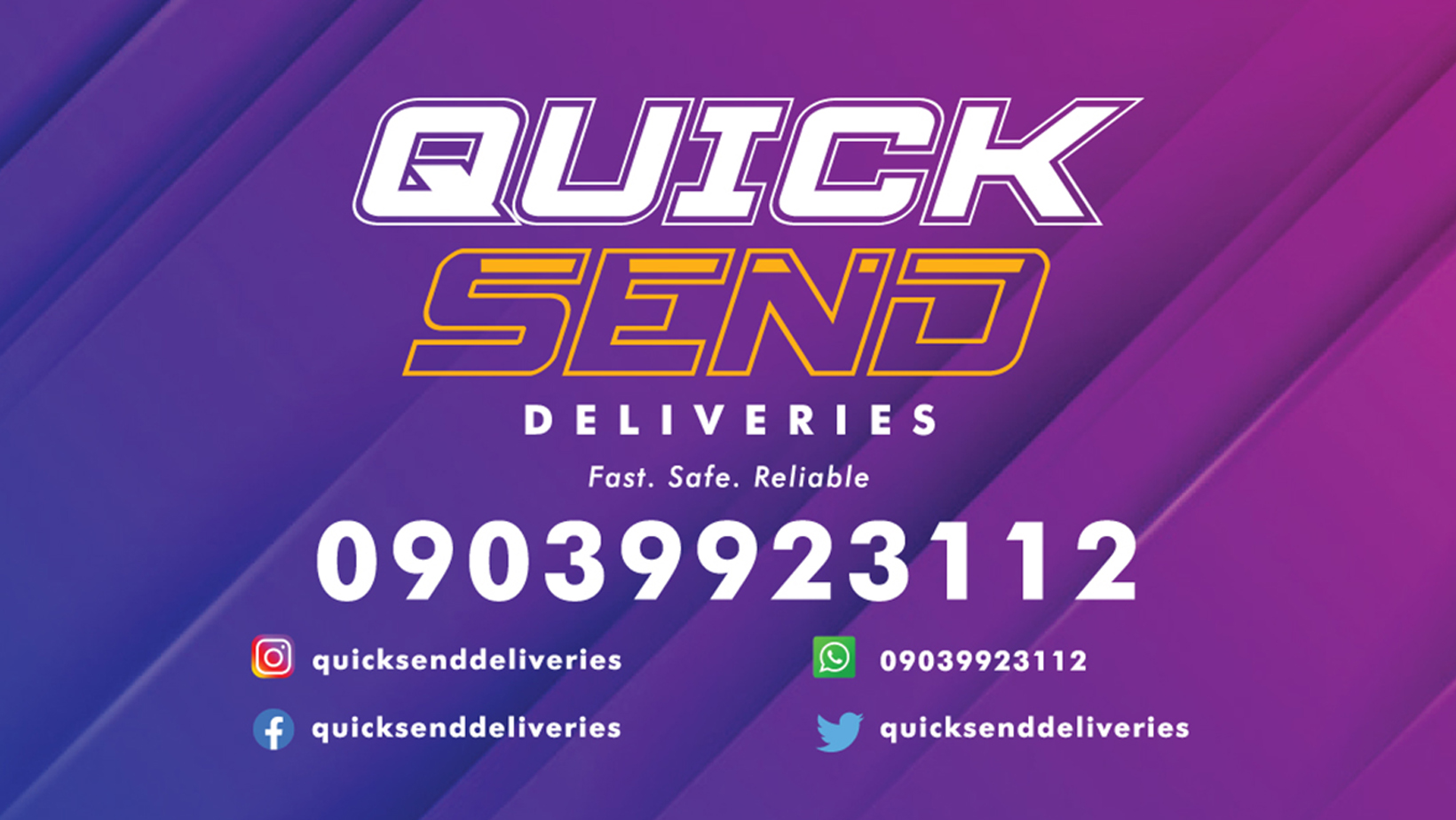 Quick Send Deliveries