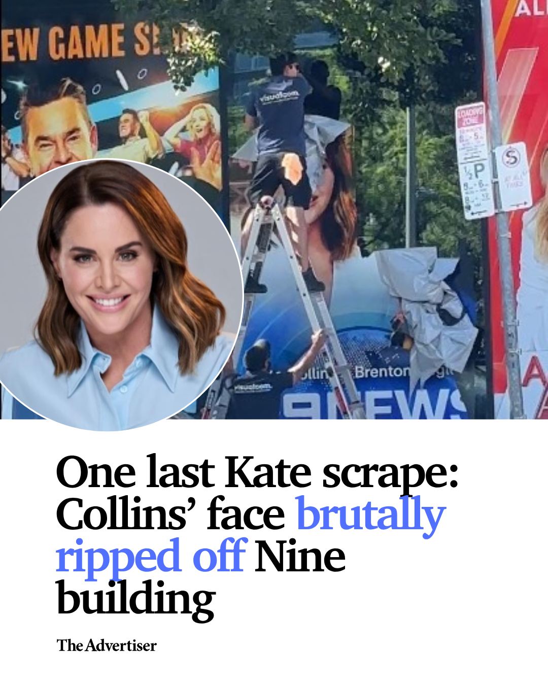 The Mount - Kate Collins’ face has been unceremoniously torn from the ...
