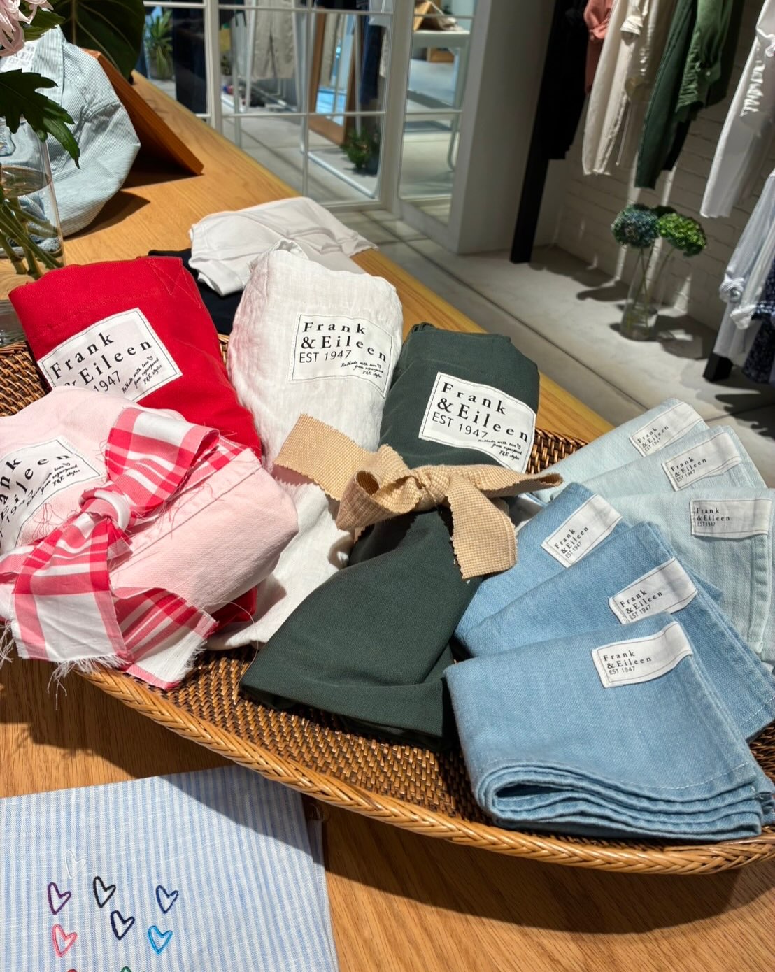 フランク＆アイリーンのWashed Linen（ウォッシュドリネン）は、ほど