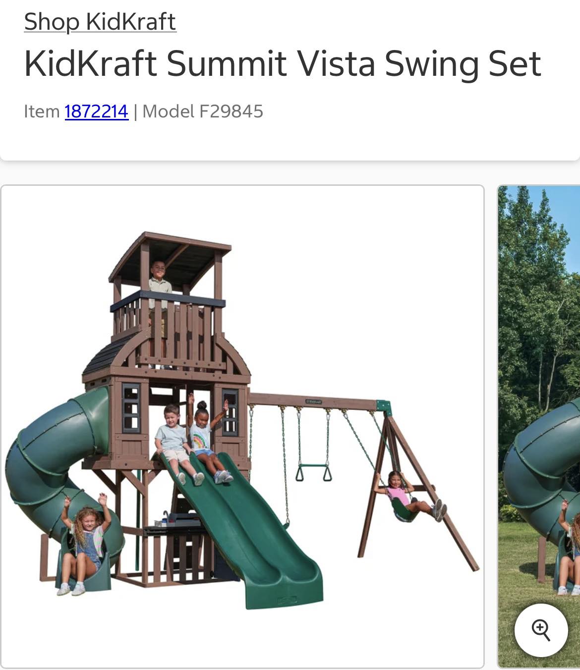 KidKraft Summit Vista Swing Set for Sale in Brockville
