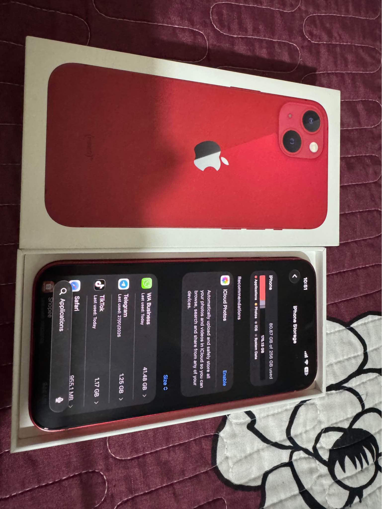 Apple iPhone 13 256G Used in Good condition ? BH 86% | Face iD 