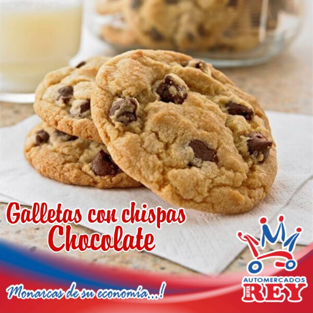 Estas deliciosas galletas de chispas de... - Automercados Rey