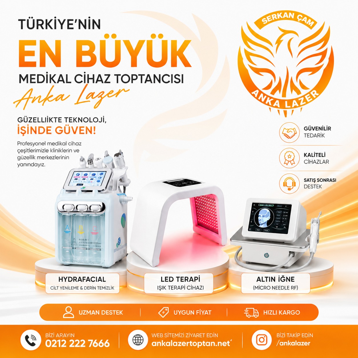 Anka - 🧡 TÜRKİYE'NİN EN BÜYÜK MEDİKAL CİHAZ TOPTANCISI ANKA LAZER 🧡  G