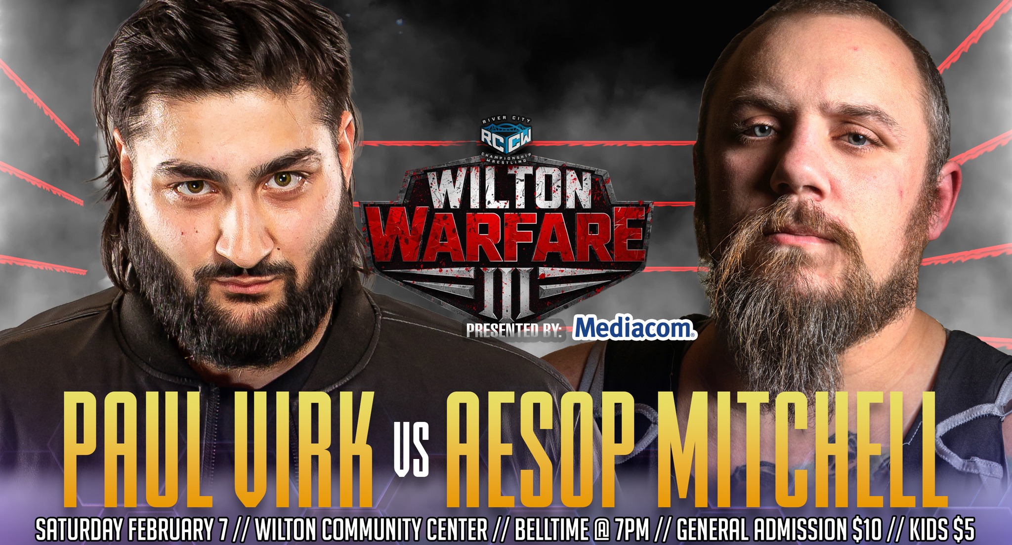 🔥🚨 FULL MATCH CARD... - River City Championship Wrestling | Facebook