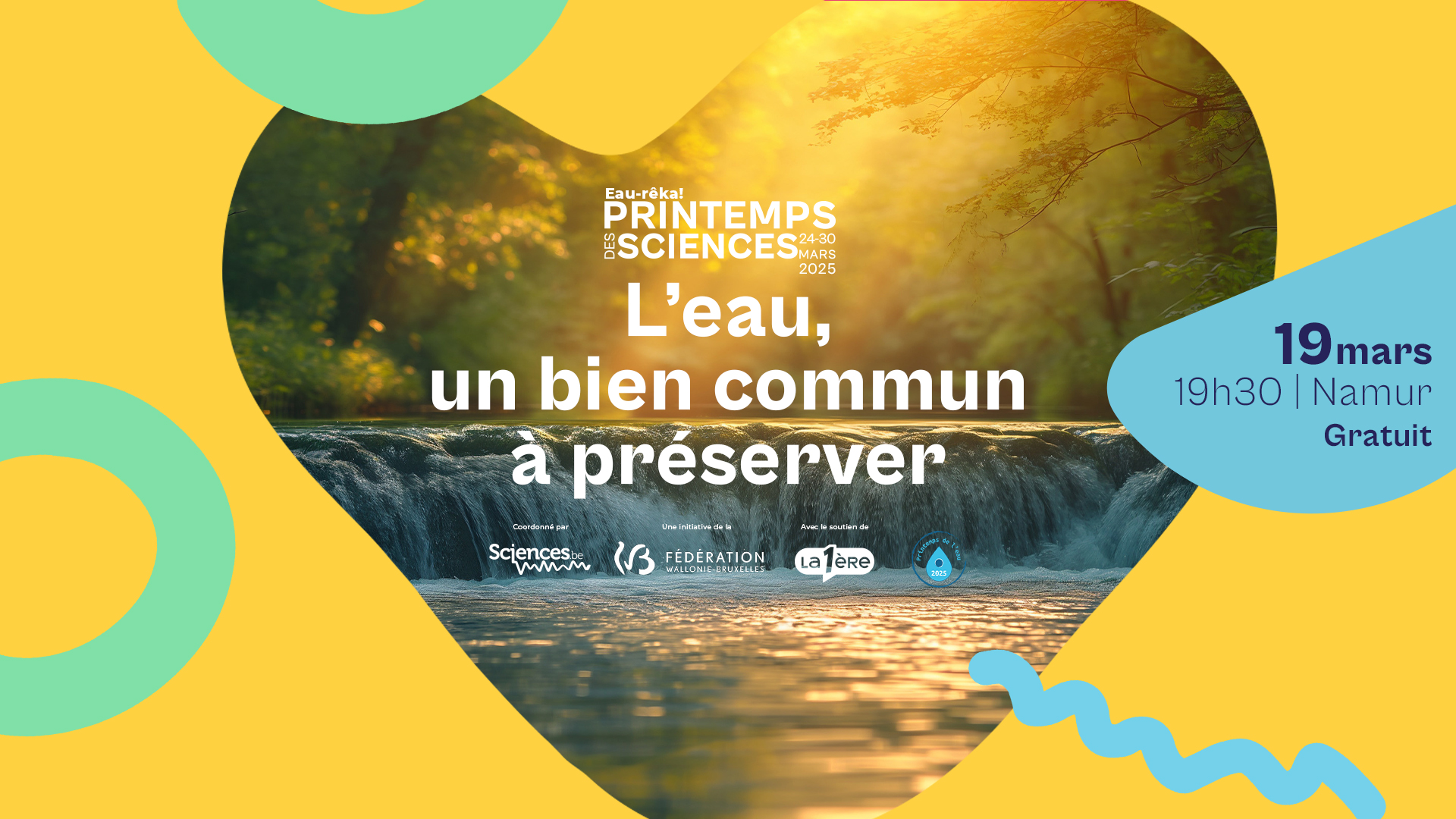 CONFÉRENCE INAUGURALE : L'eau, un bien commun à préserver (GRATUIT)