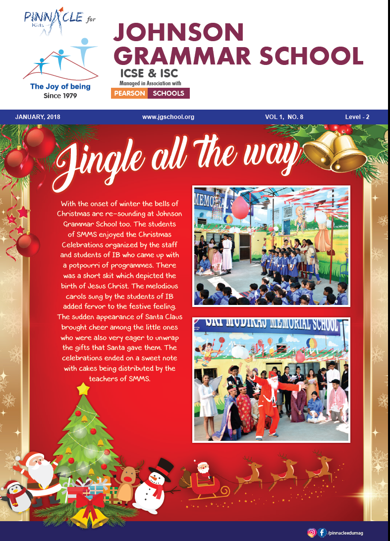Johnson Grammar School IBDP - 'PINNACLE FOR KIDS' the monthly magazine ...