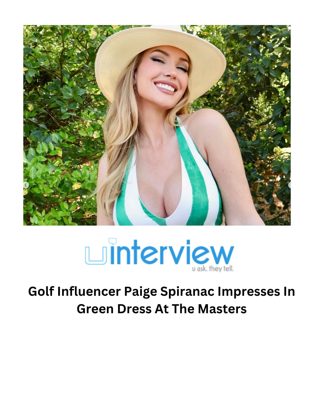 paige spiranac green dress Read More: https://uinterview.com/news/golf-influencer-paige-spiranac -impresses-in-green-dress-at-the-masters/ Golf Influencer Impresses In At The Masters #PaigeSpiranac #Golf #Masters Follow uInterview for the best celebrity paige spiranac pink mini dress