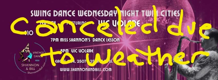 Vic Volare at Swing Dance Wednesday Night Twin Cities 2/18