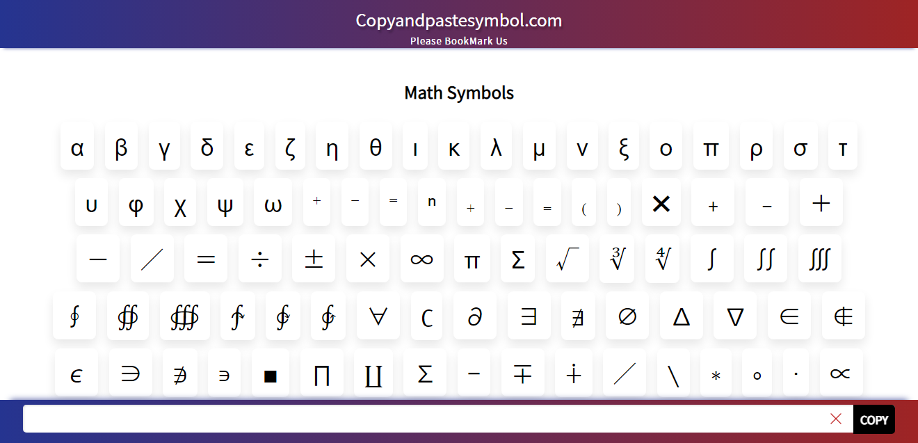 Copy and paste symbols - cool symbol