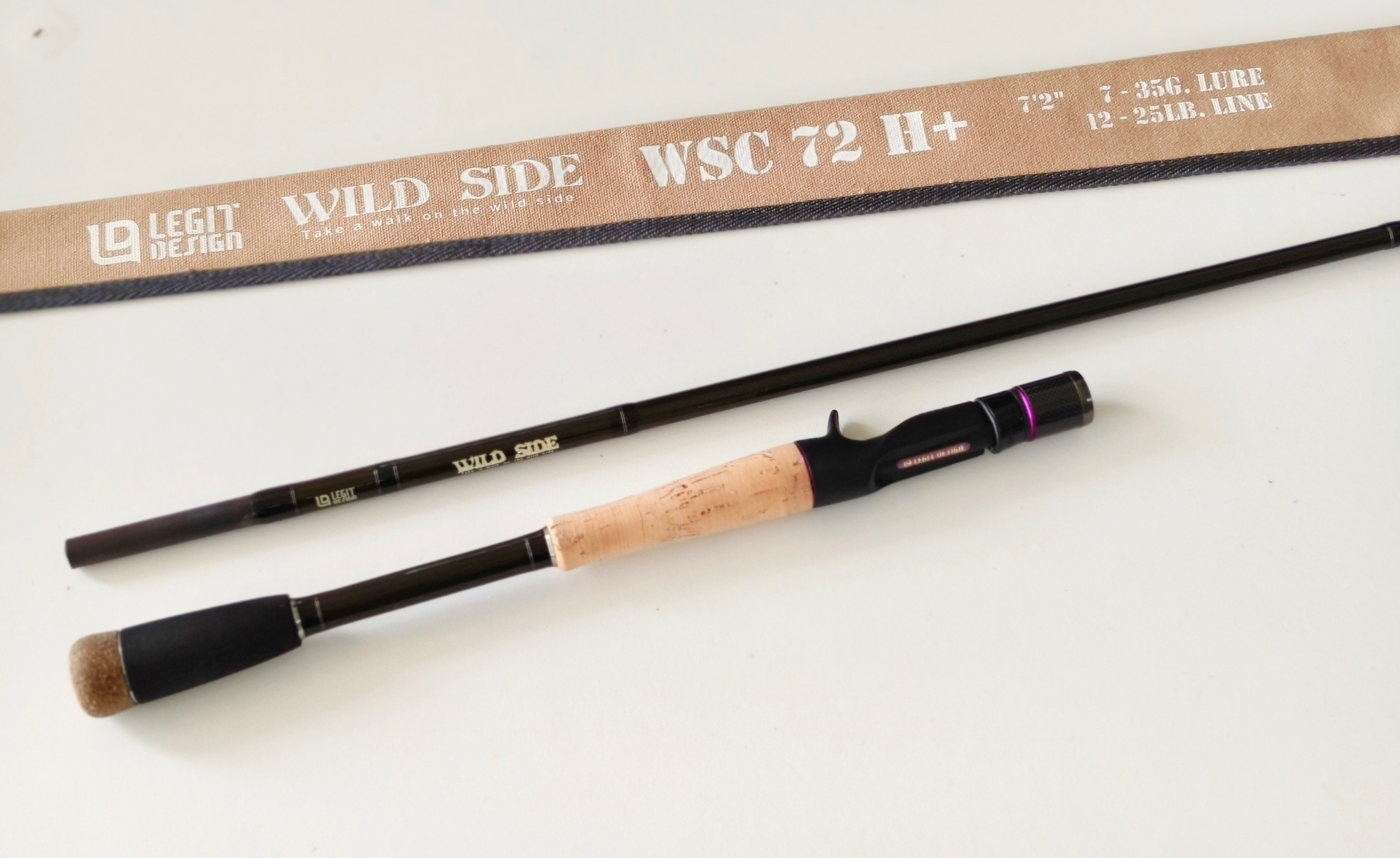 Wild Side 12-25 lb fishing rod for sale