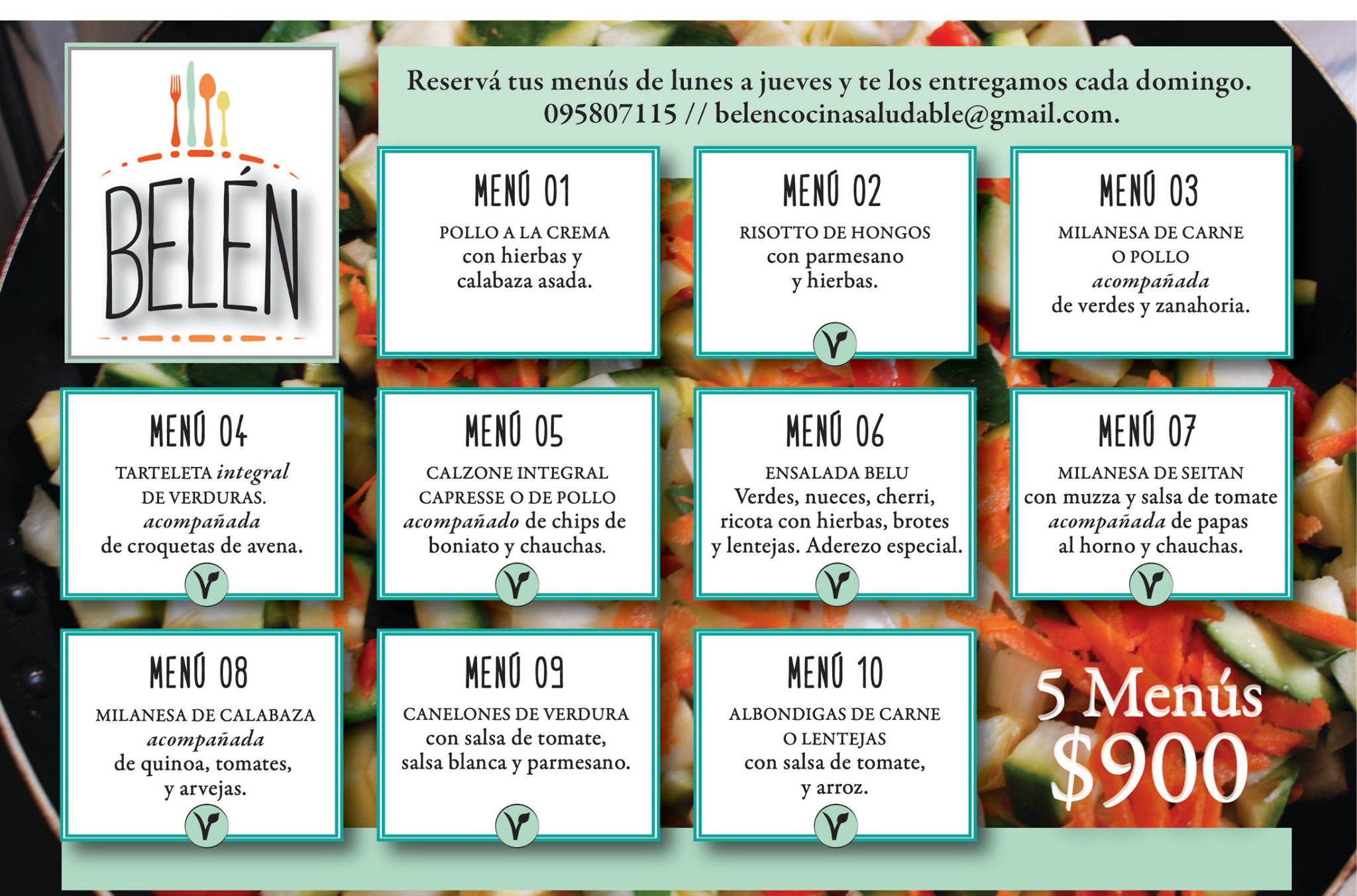 BELEN cocina saludable - Y se largó el nuevo menú de esta semana ...