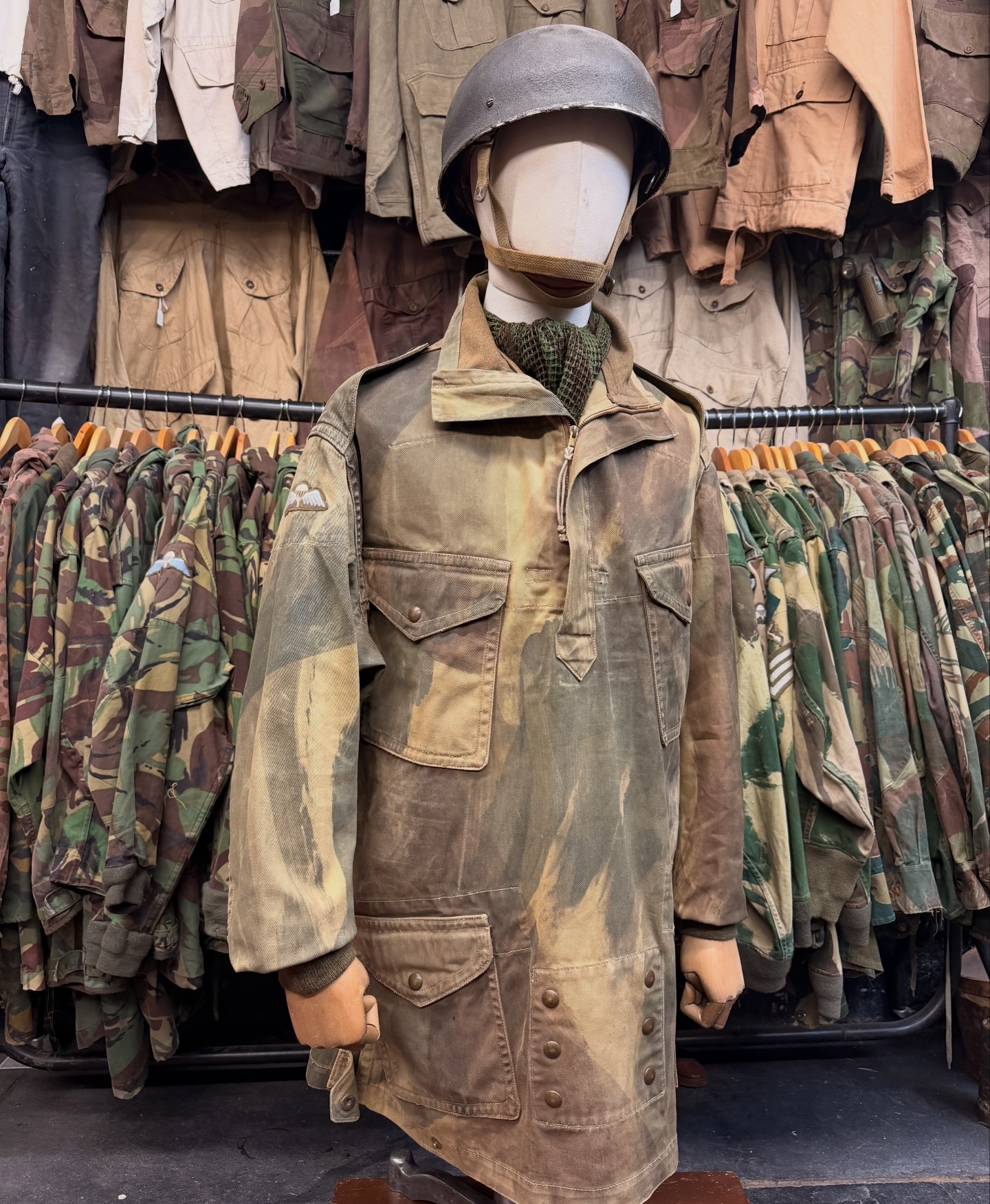 Distressed or deadstock - which would you wear? Two Denison smocks