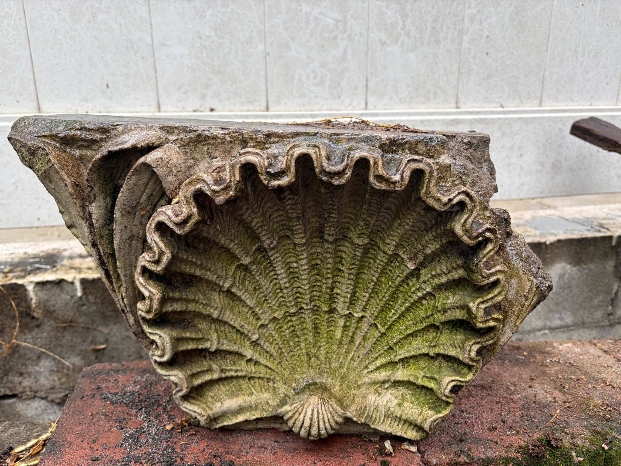 Antique NYC Beaux-Arts Architectural Salvage Shell Plaques – Cast Stone ...
