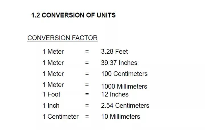 Different units and... - Tips & Tricks in Civil Engineering | Facebook