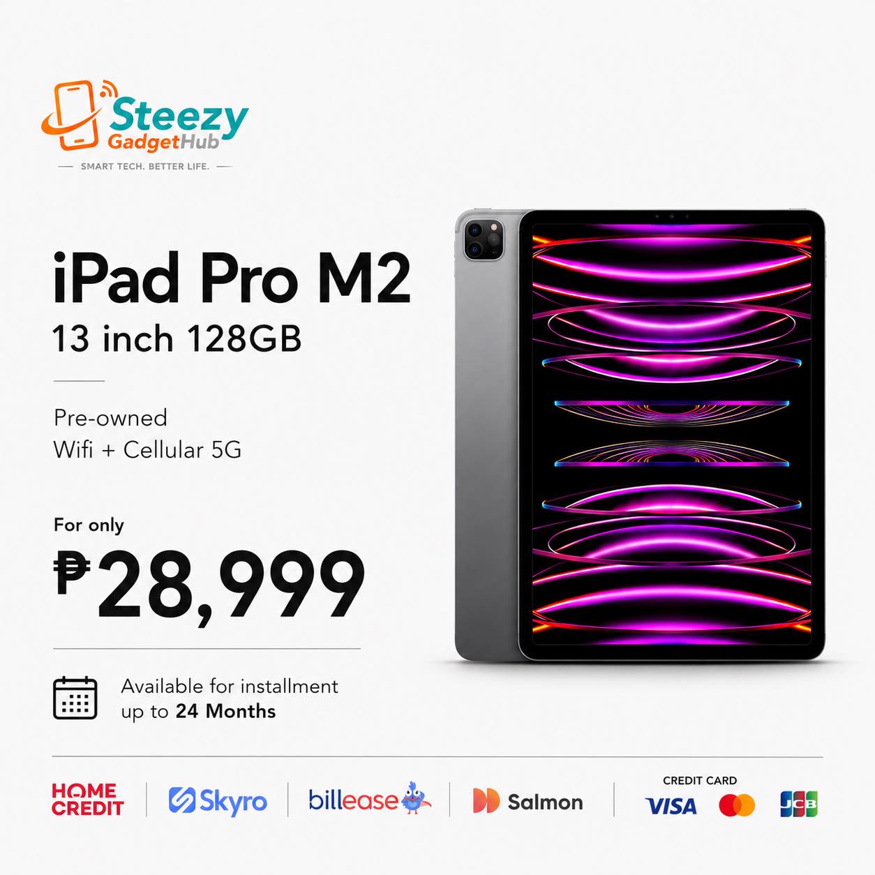 Steezy - ⚡ Power meets portability. Get the Pre-Owned iPad Pro M2 