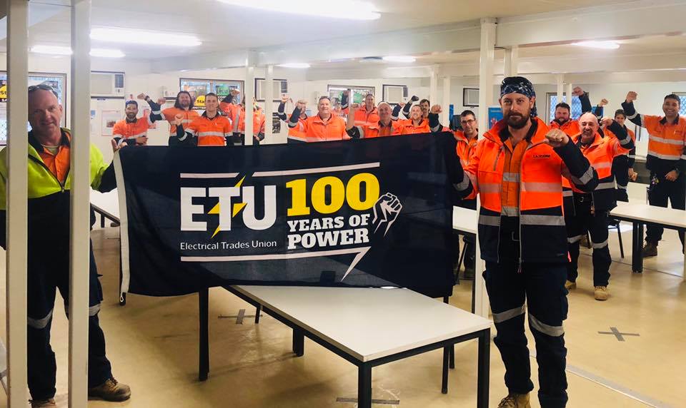 ETU - CONTRACTOR SIGNS UNION EBA AFTER FAILING TO GET NON-UNION ...