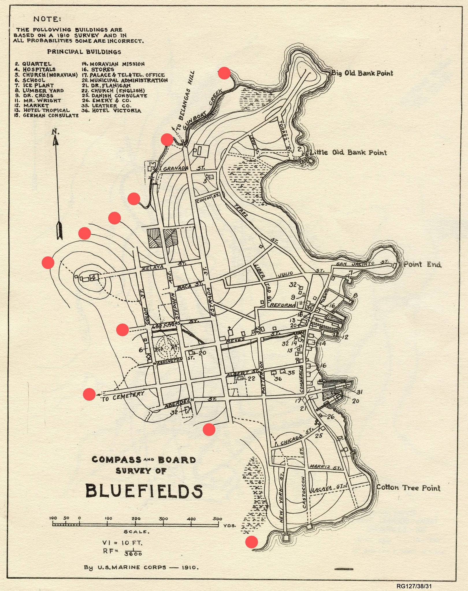 Regional Pedia - 🗺️Límites de la Ciudad de Bluefields en... | Facebook