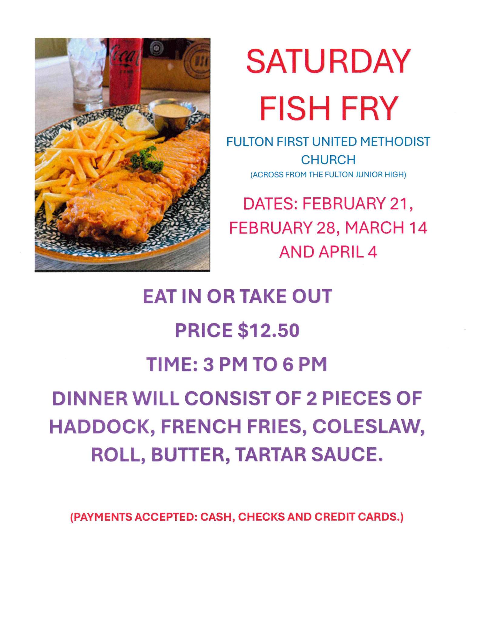 Saturday Fish Fry