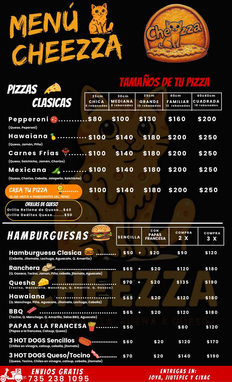 Pizzaa Cheezza - 🍕 Pizzería CHEEZZA te invita a disfrutar... | Facebook