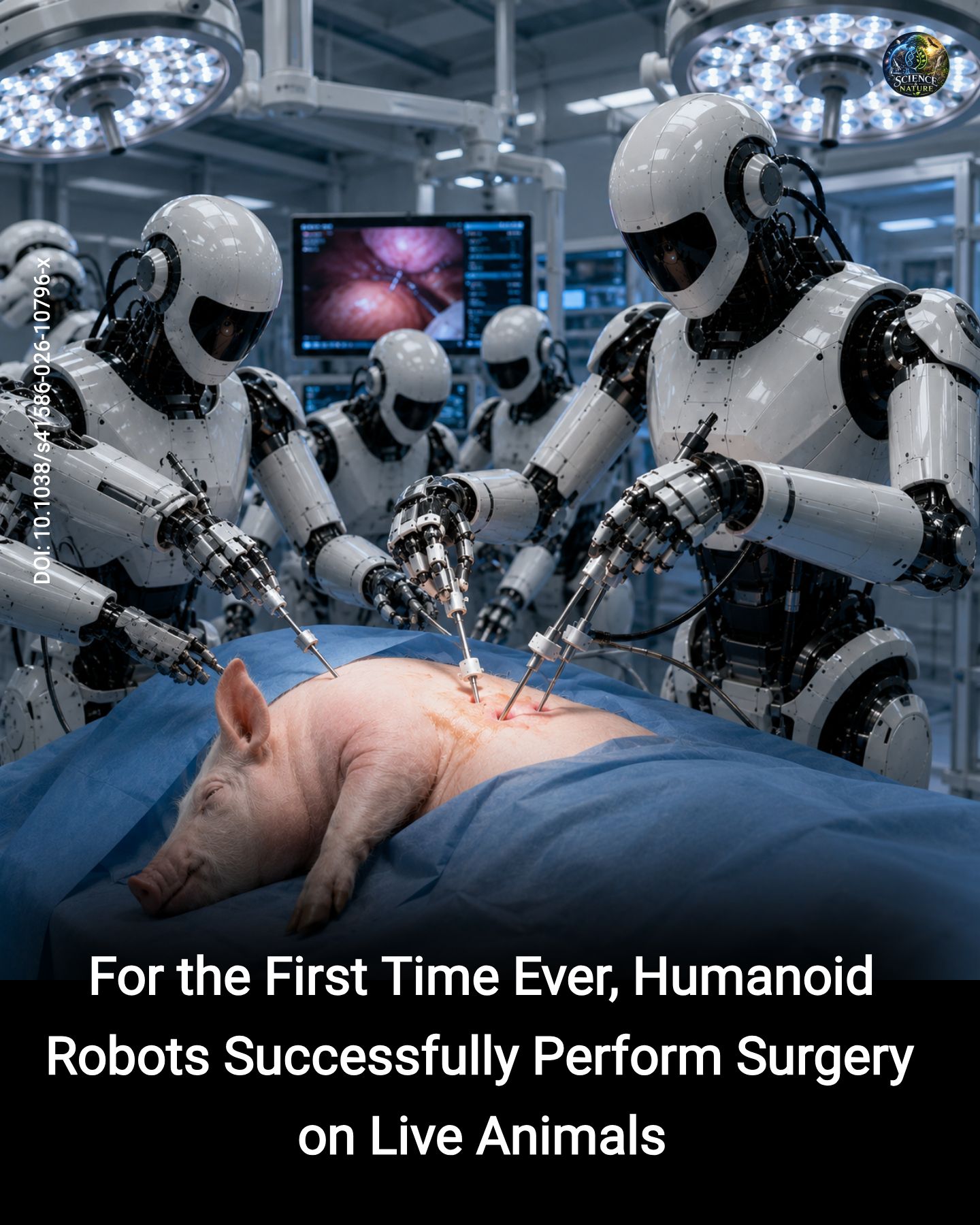 First robotic surgery without human supervision
