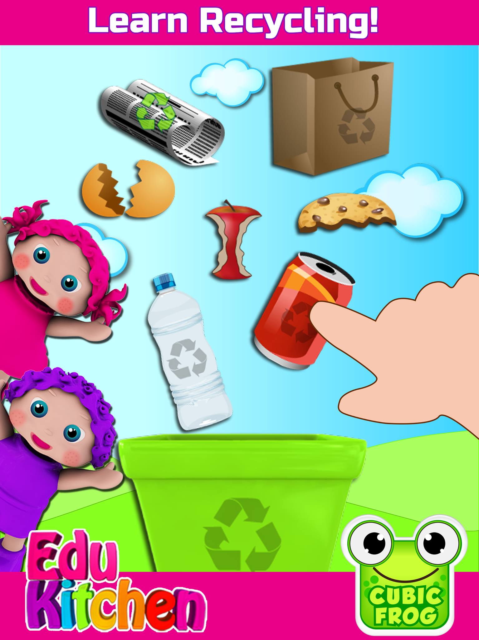 Cubic Frog Apps - 🍇🥦♻️Looking for a fun way to teach kids...