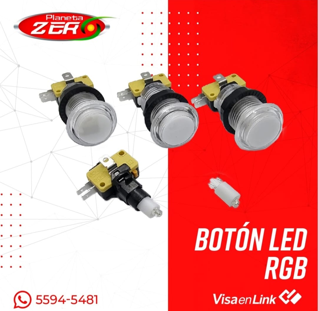 Planeta Zero - • Botones Led RGB!! 😘😍 Alegra tus máquinas... | Facebook