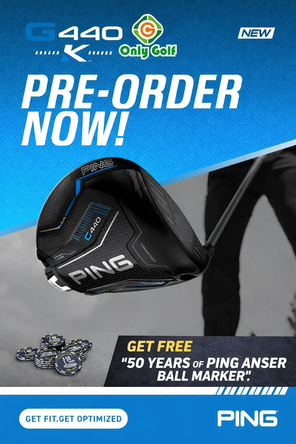 Only - 🔥🔥🔥 Pre-Order ไดร์ฟเวอร์รุ่นใหม่ล่าสุดจาก PING G440 K 🔥🔥🔥 🎁 รับ ...