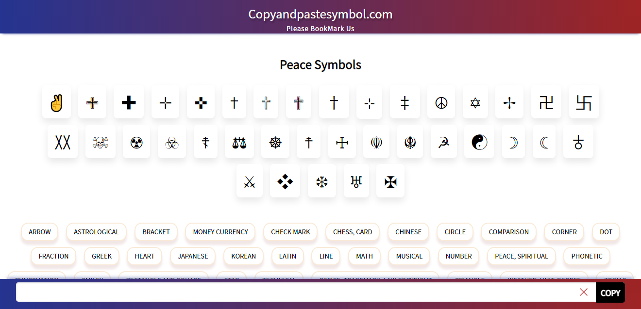 Copy and paste symbols - cool symbol
