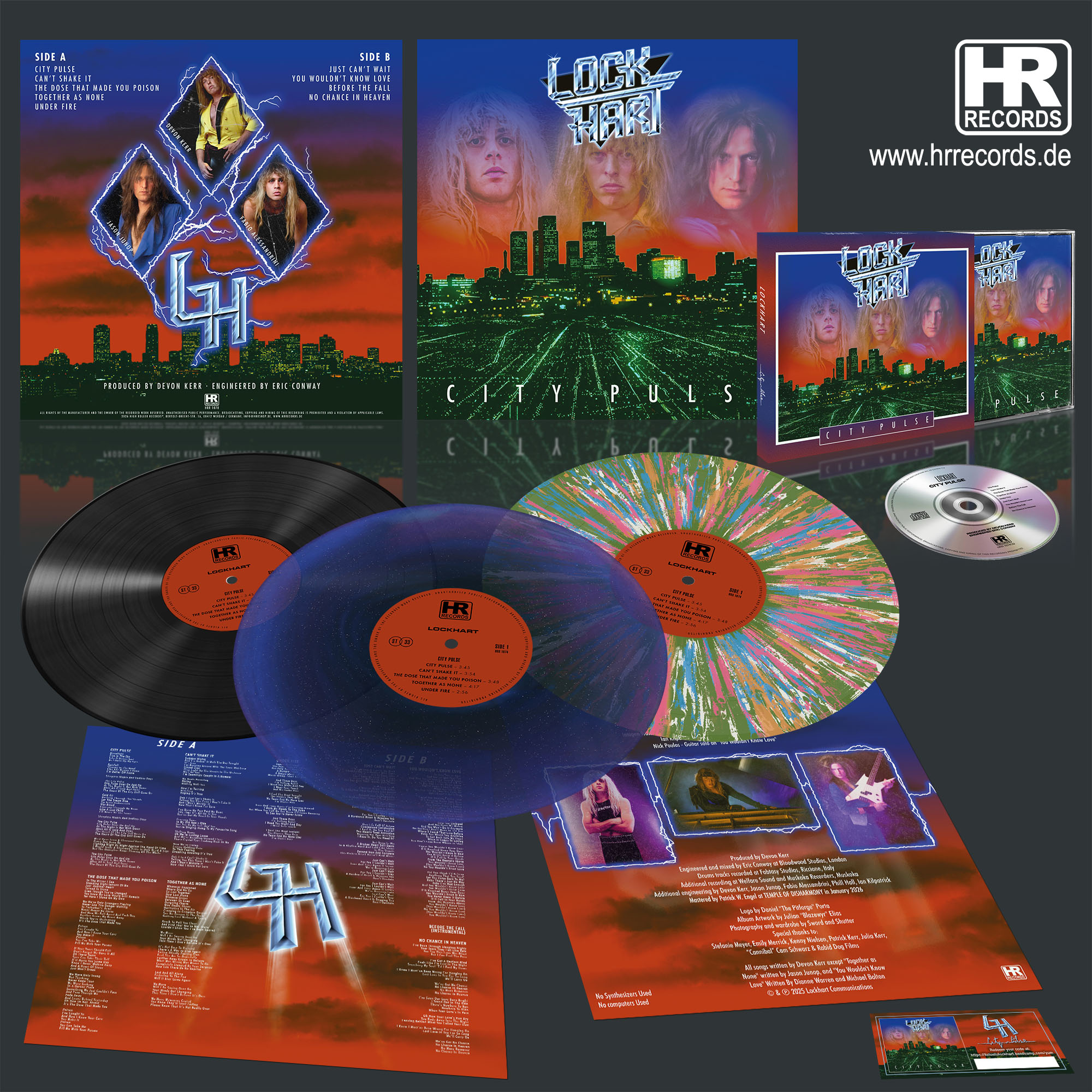 Lockhart - City Pulse (HRR 1074) LP / CD Vinyl now in stock as 