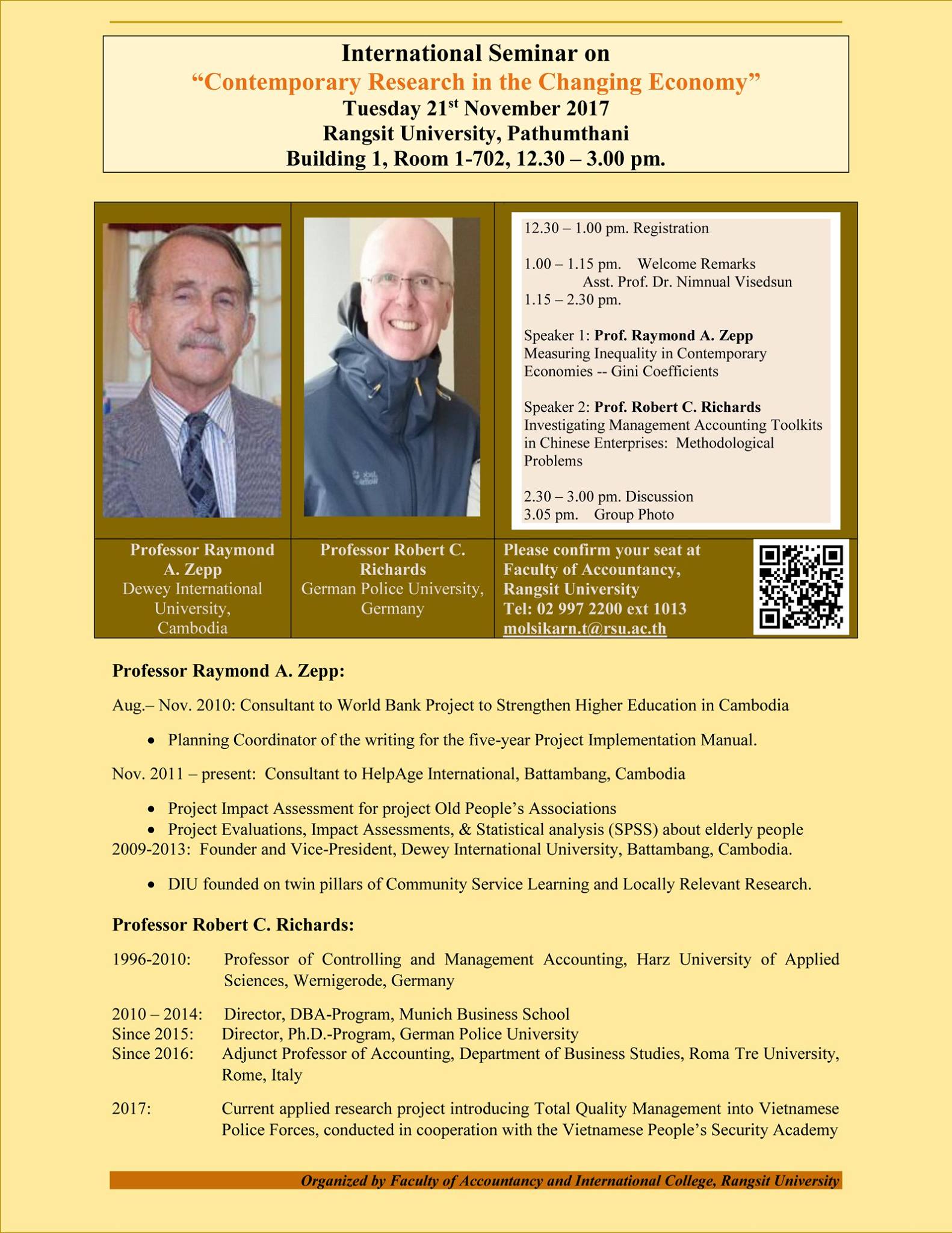 Dr. Raymond A. Zepp is a... - Dewey International University