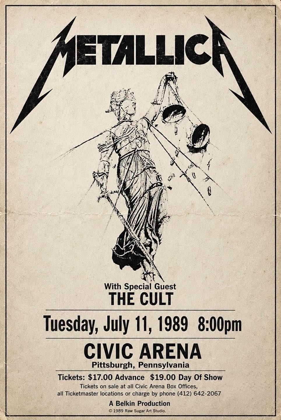 On This Day in Metal July 11, 1989 Metallica brought the legendary