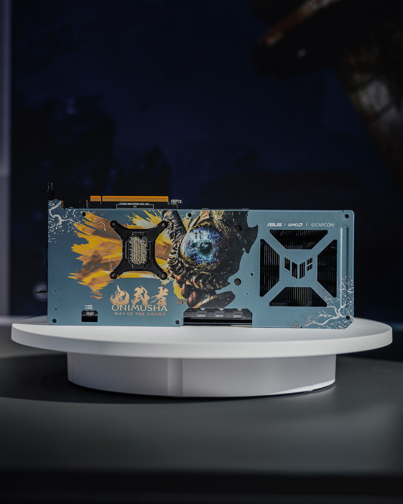Live at #Gamescom2026: the TUF Gaming Radeon™ RX 9070 XT Onimusha