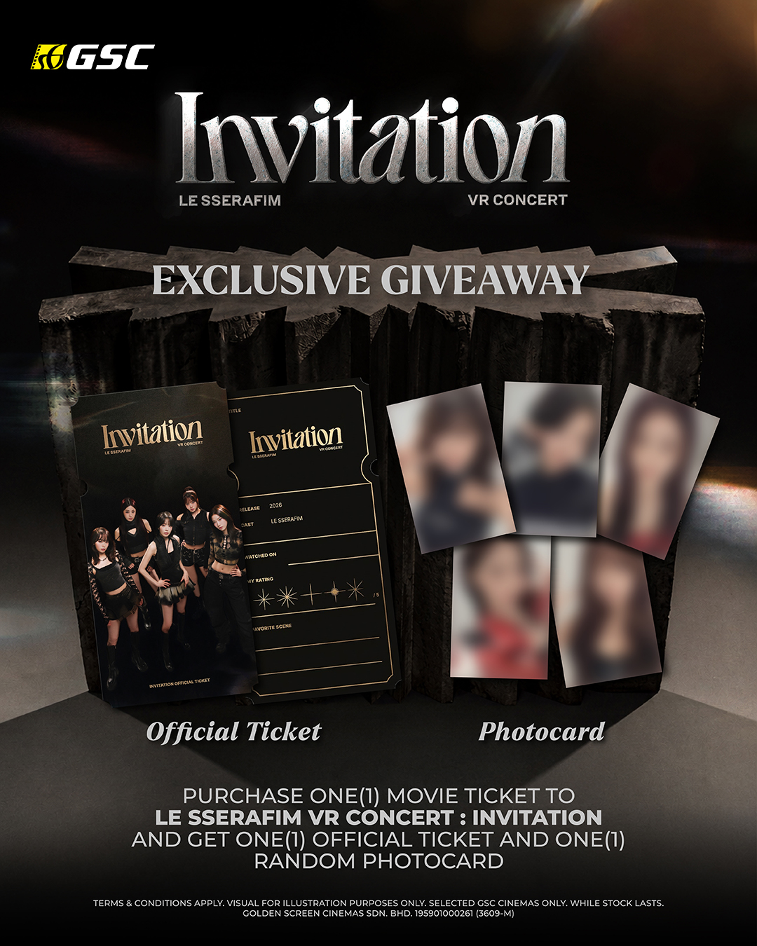 🎟️ Tickets for LE SSERAFIM VR CONCERT: INVITATION are ON SALE