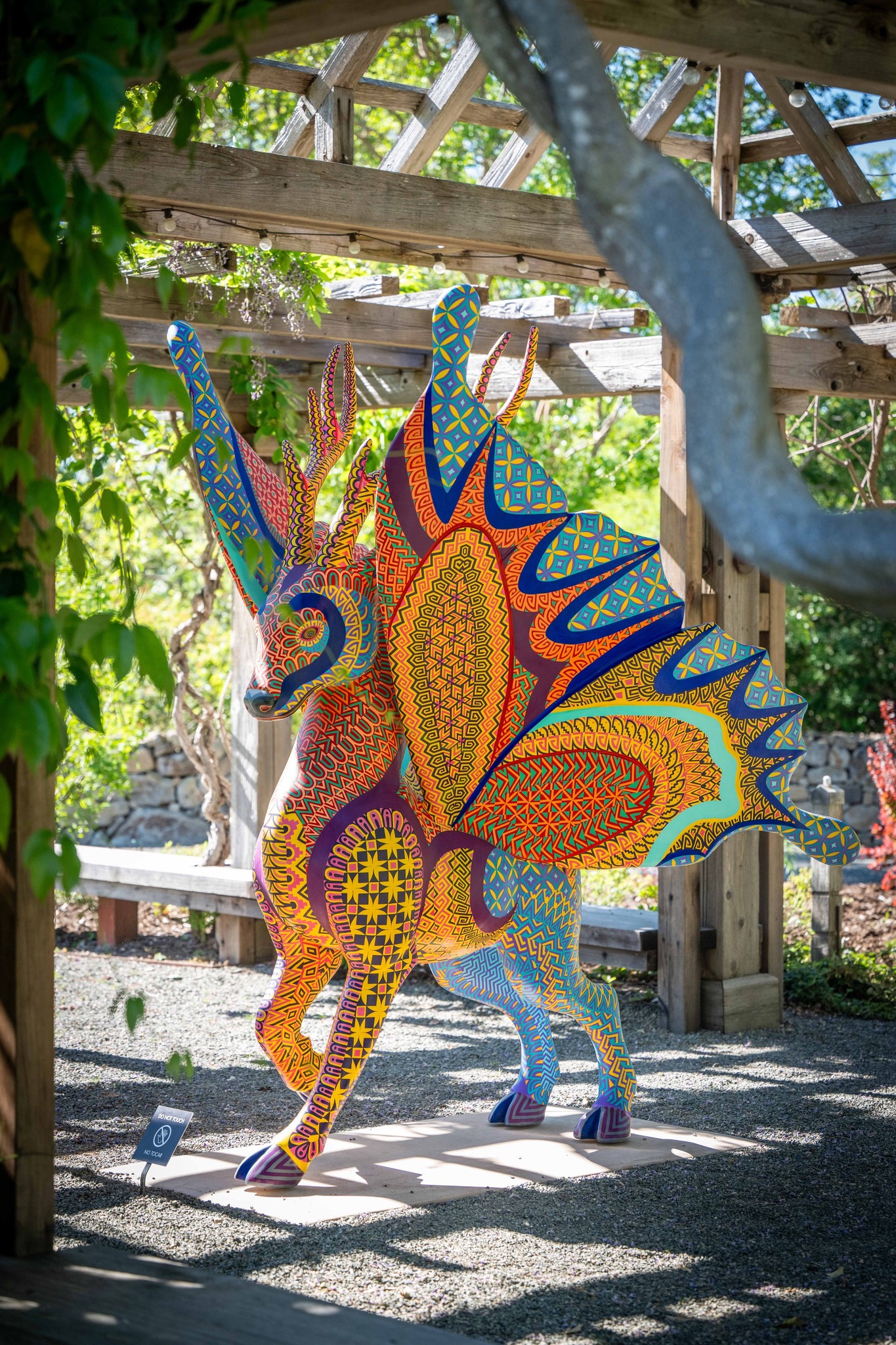 Jacobo and Maria Angeles' spirit guide sculptures at Denver