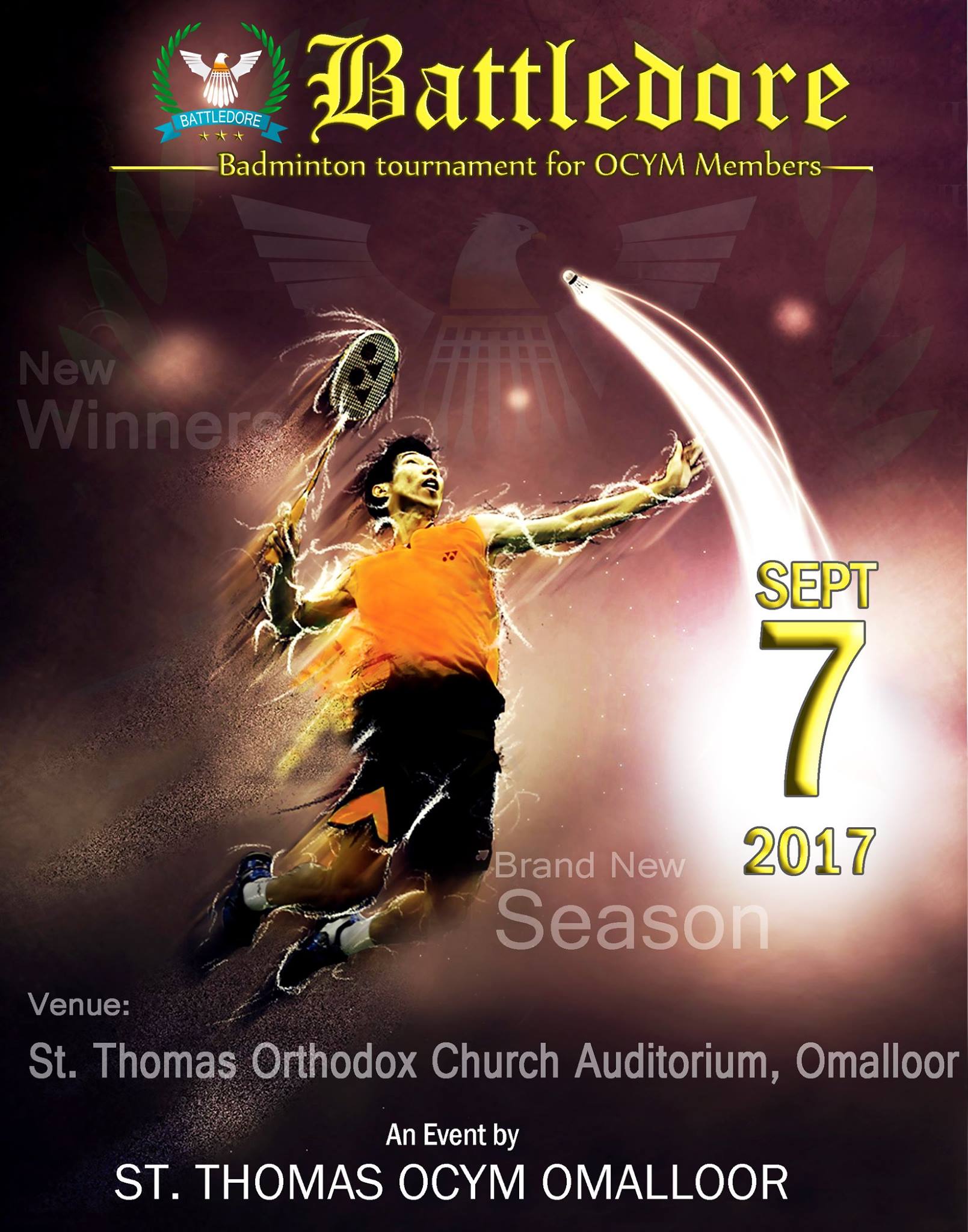 Battledore Badminton Tournament - യുവജനപ്രസ്ഥാനത്തിന്റെ ആഭിമുഖ്യത്തി ...