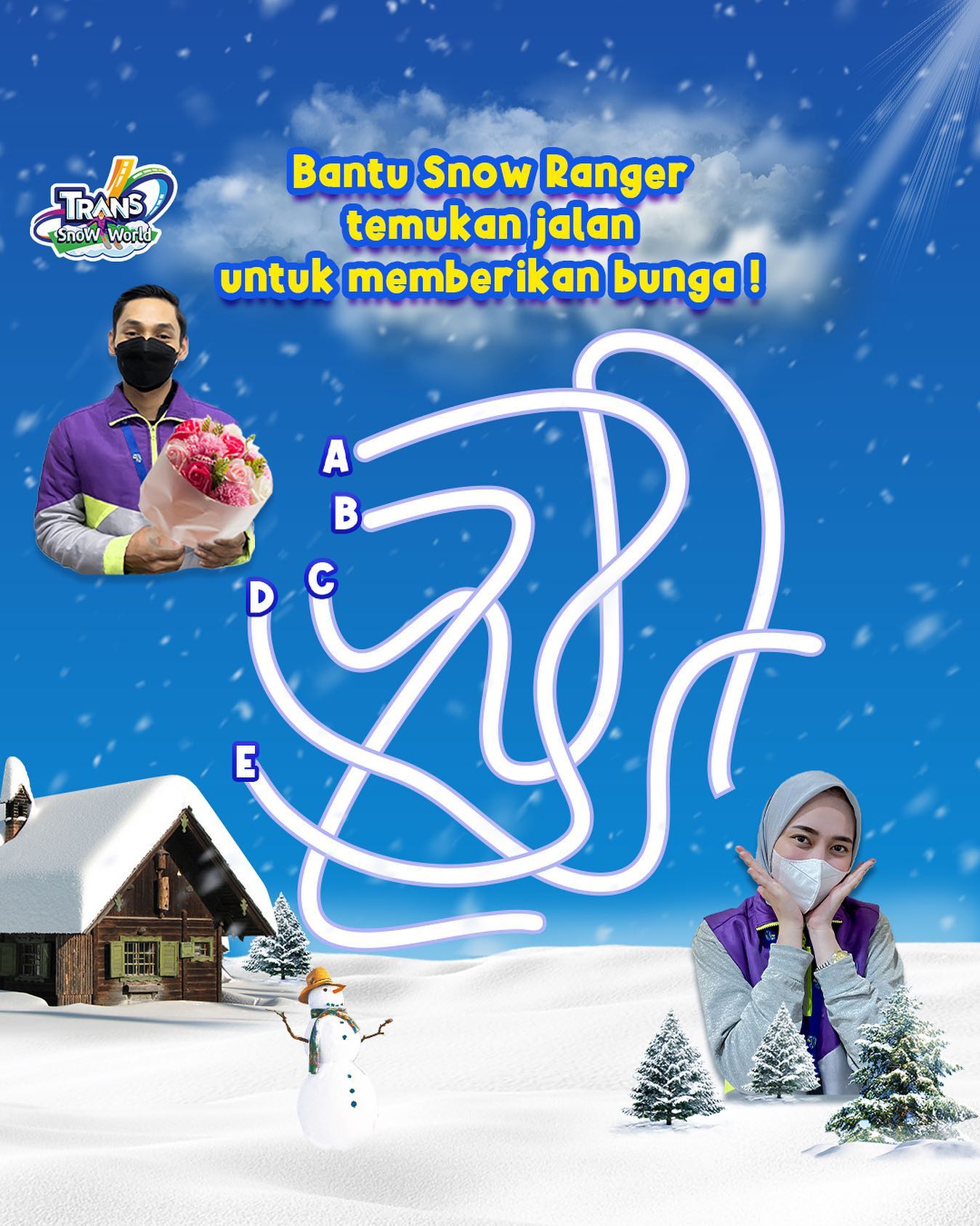 Trans - Snow Friends, ada Snow ranger yang butuh bantuan kalian untuk ...