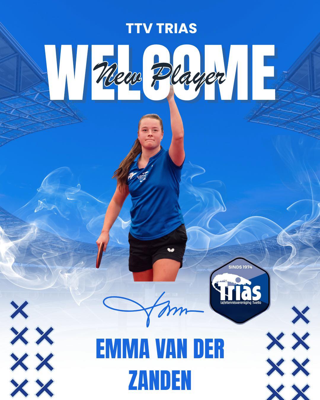 TTV Wij zijn enorm trots om te melden dat Emma Vanderzanden  