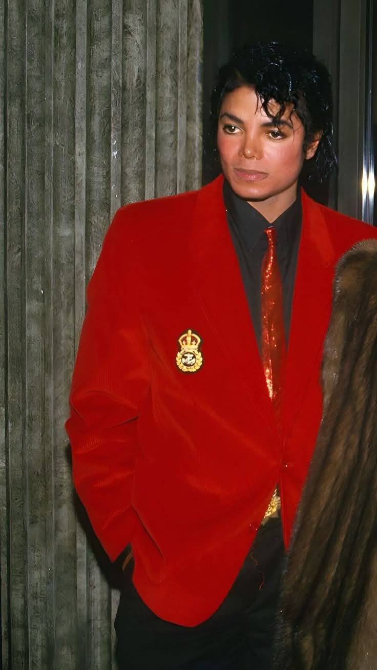 Michael Jackson and Francois Glorieux.