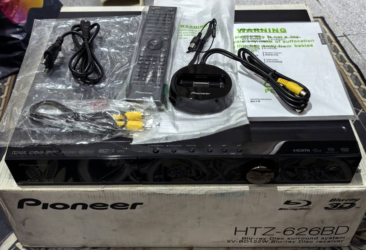 Pioneer HTZ-626BD 5.1 channel 3D blu-ray home theater system for sale