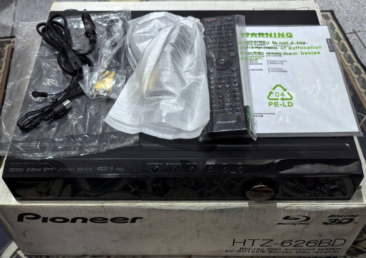 Pioneer HTZ-626BD 5.1 channel 3D blu-ray home theater system for sale