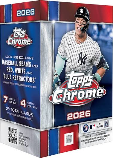 2026 Topps Chrome baseball raffle Pottsville
