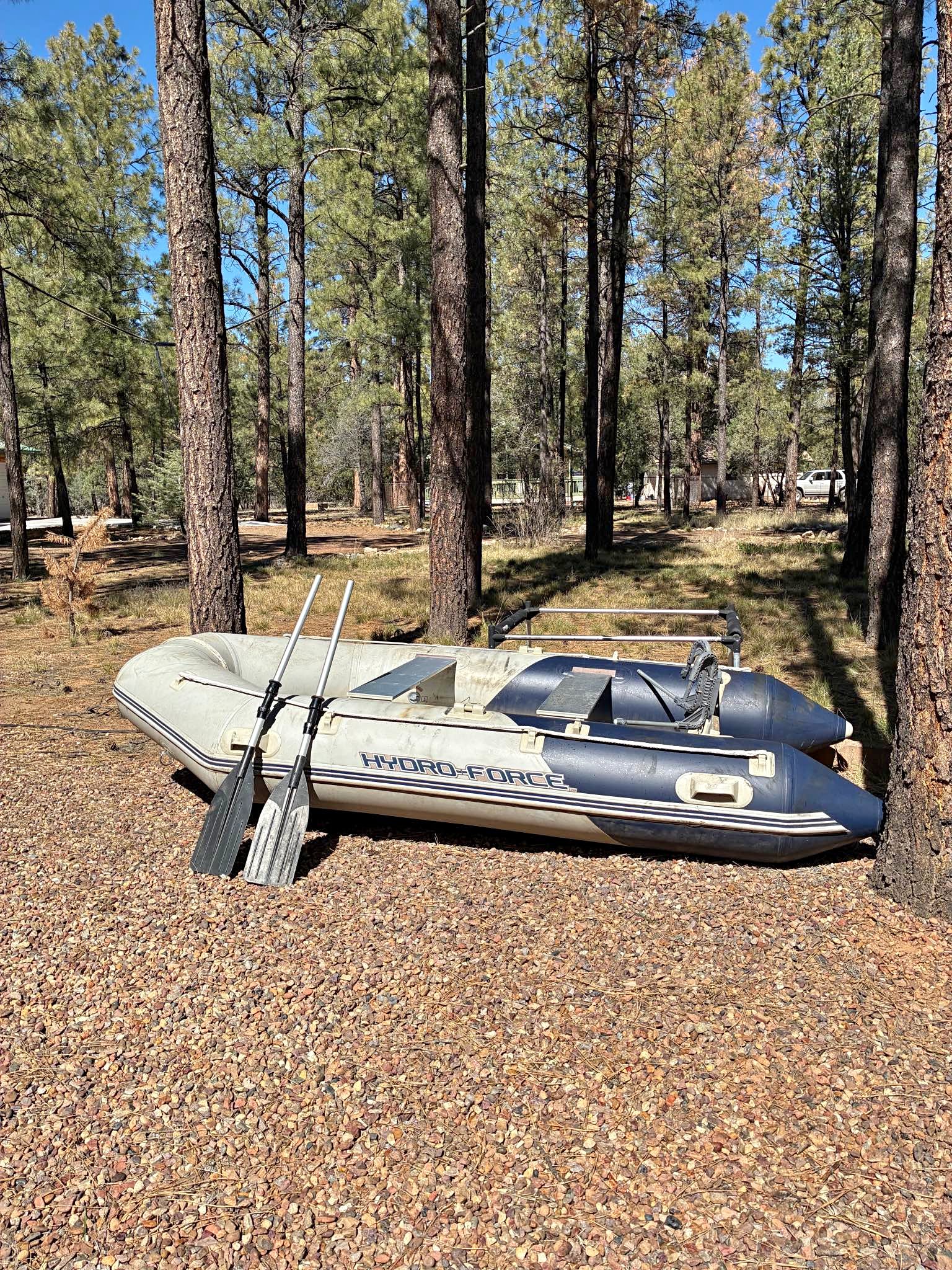 Hydro force inflatable raft and rack - Boats - Overgaard, Arizona ...