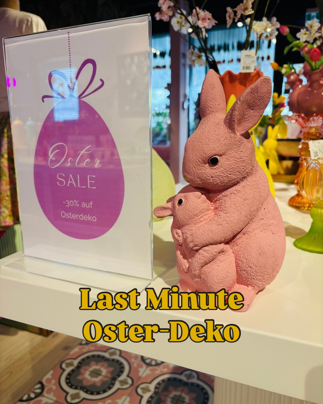 Ostern steht vor der Tür! Und du bist noch auf der Suche nach einer ganz besonderen Oster-Dekoration bevor deine Gäste eintrudeln? 👉🏻 Im @amsterdamconcept.store gibt's aktuell einen Oster-Sale. Schau gleich vorbei und