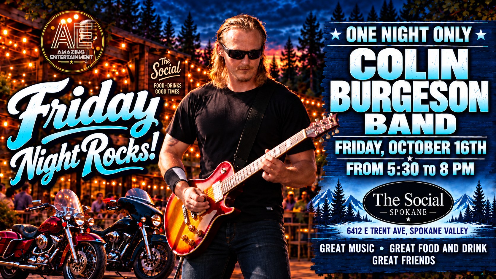 Colin Burgeson - One Night Only!